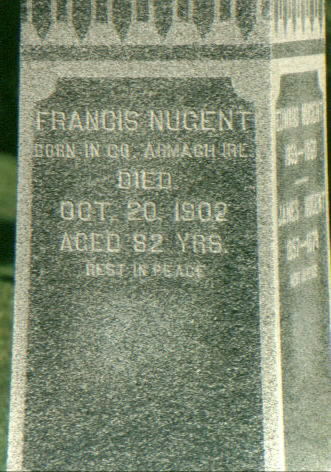 Frank Nugent Headstone